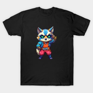 Colorful Raccoons T-Shirt